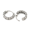 316 Surgical Stainless Steel Hoop Earrings for Women and Men EJEW-D096-15G-AS-2