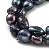 Dyed Natural Cultured Freshwater Pearl Beads Strands PEAR-P062-26A-4
