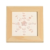 Natural Rose Quartz and Wooden Picture Frame PW-WGC7E17-05-1