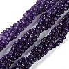 Natural Amethyst Beads Strands G-S333-6mm-020-4