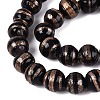 Handmade Gold Sand Lampwork Beads Strands LAMP-Q041-10A-3