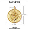 304 Stainless Steel Pendants STAS-OY014-66G-2