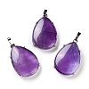 Natural Amethyst Pendants G-U002-01P-D-1