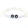 Resin Beads Braided Bead Bracelets FS-WG7326D-17-1