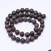 Natural Bronzite Beads Strands X-G-D745-4mm-2