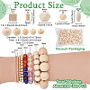 Unfinished Natural Wood Beads WOOD-PH0008-86-2