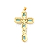 Rack Plating Brass Pendants KK-D087-17G-01-2
