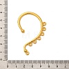 Rack Plating Alloy Ear Cuff Findings FIND-C063-01G-3