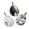 Natural Tree Agate Pendants G-F820-14P-07-1