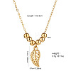 304 Stainless Steel Pendant Cable Chain Necklaces for Women WG91243-04-1