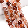 Natural Red Quartz Beads Strands G-T140-10mm-01-3