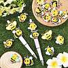 20Pcs 10 Styles PVC & Silicone Beads FIND-YW0017-88-4