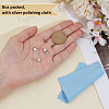 3Pcs 925 Sterling Silver Pendant Cabochon Settings STER-BC0003-73P-3