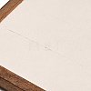 Wooden Earring Organizer Display Photo Frames with Velvet Mat and 16Pcs Earring Display Cards WD-CBA8716-01-3