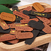 PU Leather Labels DIY-TA0003-24-4