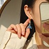 Handmade Lampwork Dangle Earrings WG00CF4-01-1