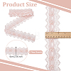 3 Yards Polyester Flower Lace Trim OCOR-OC0001-67A-2