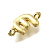 Brass Connector Charms KK-P295-01G-E-2