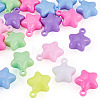 20Pcs Opaque Acrylic Pendants MACR-TADJ0001-04-3