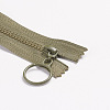 Resin Close End Zippers FIND-WH0052-44G-3