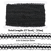 25M Nylon Elastic Pleated Lace Trim OCOR-CY0001-13B-2