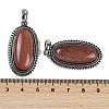 Synthetic Goldstone Pendants G-I370-07AS-09-3