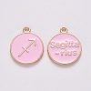 Alloy Enamel Pendants LS-X-ENAM-S124-01B-09F-1