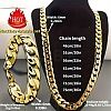 Alloy Cuban Curb Chains Necklaces & Bracelets Sets for Men WG37A02-03-2