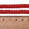 Opaque Glass Beads Strands GLAA-NH0002-B01-C04-4
