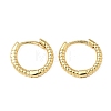 Textured Brass Hoop Earrings EJEW-A132-13G-4