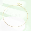 1.5MM 201 Stainless Steel Wire Choker Necklace NJEW-Z098-02G-5