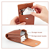 AHADERMAKER 4Pcs 4 Colors Imitation Leather Digital Accesories Storage Bags AJEW-GA0005-34-3