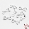 Anti-Tarnish Rhodium Plated 925 Sterling Silver Pendant Bails STER-E050-10P-3