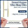40G 2 Colors Round Copper Wire Gimp Wire CWIR-OC0001-01-2
