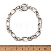 Tarnish Resistant Unisex 304 Stainless Steel Figaro Chain Bracelets X-BJEW-H541-06A-P-5