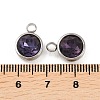 Glass Rhinestone Charms STAS-G082-14-3