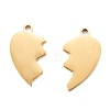 304 Stainless Steel Split Pendants LS-STAS-G251-07B-G-2