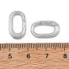 SHEGRACE Brass Spring Gate Rings XGRQ58965-753P-5