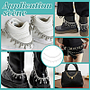 2Pcs Iron & Alloy Rhinestone Boot Strap Chains HJEW-PH02477-5
