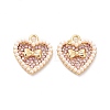 Alloy Rhinestone Pendants ALRI-E006-02LG-02-2