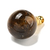 Natural Tiger Eye Perfume Bottle Pendants G-K338-22G-07-2