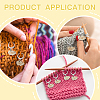 30Pcs Wood Locking Stitch Markers HJEW-BC00115-5