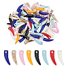 Opaque Acrylic Pendants OACR-WH0036-43-1