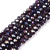 Electroplate Glass Beads Strands LS-EGLA-A044-T3mm-B15-1
