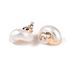 20Pcs Electroplated Natural Sea Shell Pendants SSHEL-PH0001-53-2