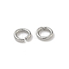 Tarnish Resistant 304 Stainless Steel Open Jump Rings STAS-Q186-02-3.5x0.7mm-3