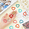 32Pcs 8 Colors Acrylic Linking Ring OACR-HY0001-07-3