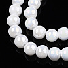 Electroplate Opaque Glass Beads Strands X-GLAA-T032-P4mm-AB02-2