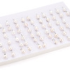 Brass Natural Pearl Dangle Earrings PEAR-N020-08C-4