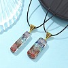 2Pcs 2 Styles Chakra Jewelry NJEW-SZ0001-05-1